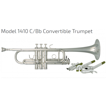 KÈN INSTRUMENTS - TRUMPETS-Model 1410 C-Bb Convertible Trumpet